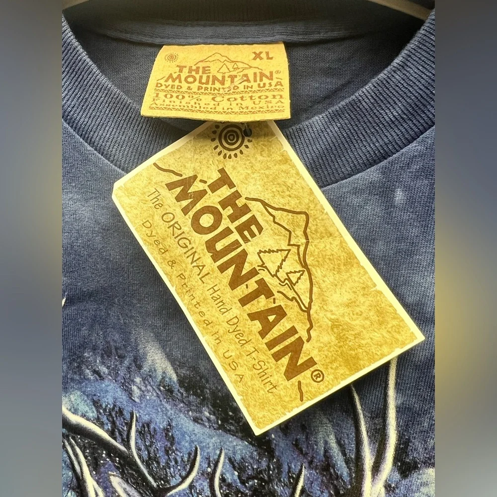 The Mountain Blue Tie‎ Dye, T-Shirt, Men’s XLarge - Picture 3 of 6
